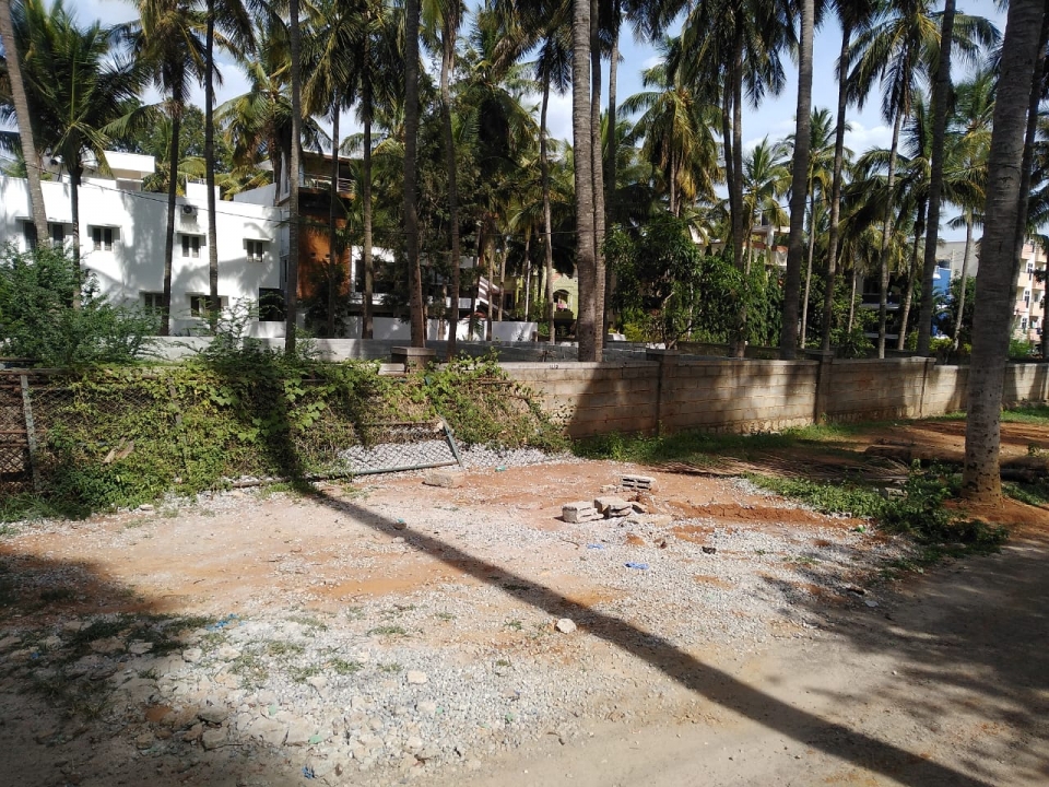 site for sale geddalahalli, hennur road, gated layout