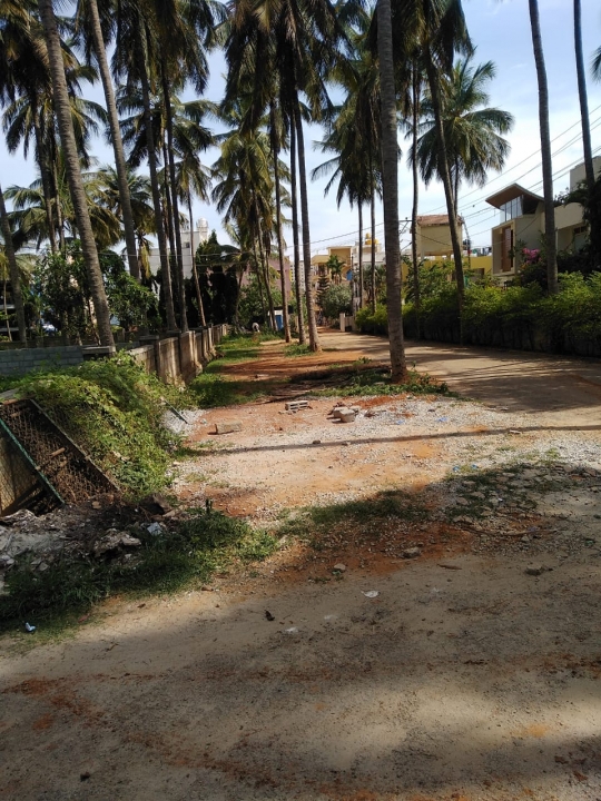 site for sale geddalahalli, hennur road, gated layout