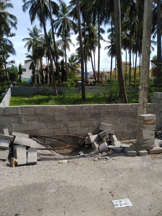 site for sale geddalahalli, hennur road, gated layout