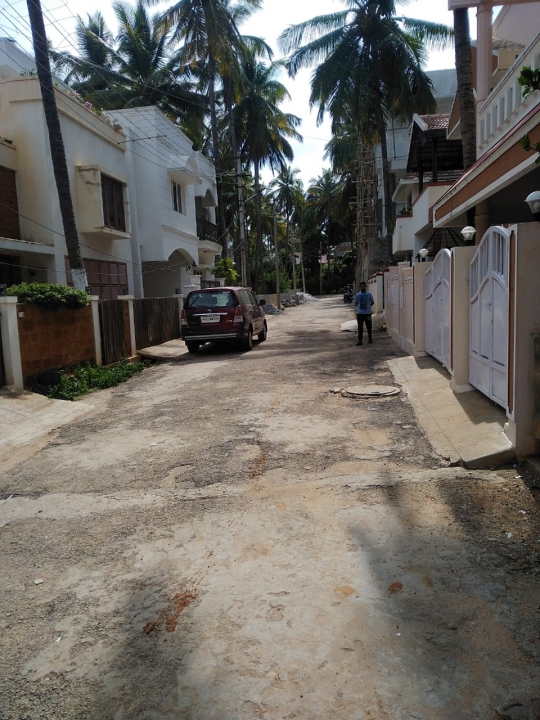 site for sale geddalahalli, hennur road, gated layout