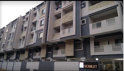 3 bhk semi furnished flat for sale in ds max scarlet, hoysala nagar, horamavu main road.