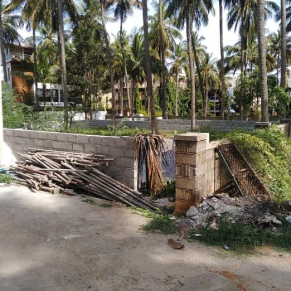 site for sale geddalahalli, hennur road, gated layout