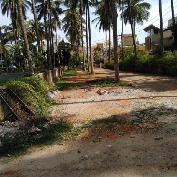 site for sale geddalahalli, hennur road, gated layout