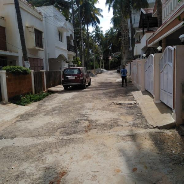 site for sale geddalahalli, hennur road, gated layout