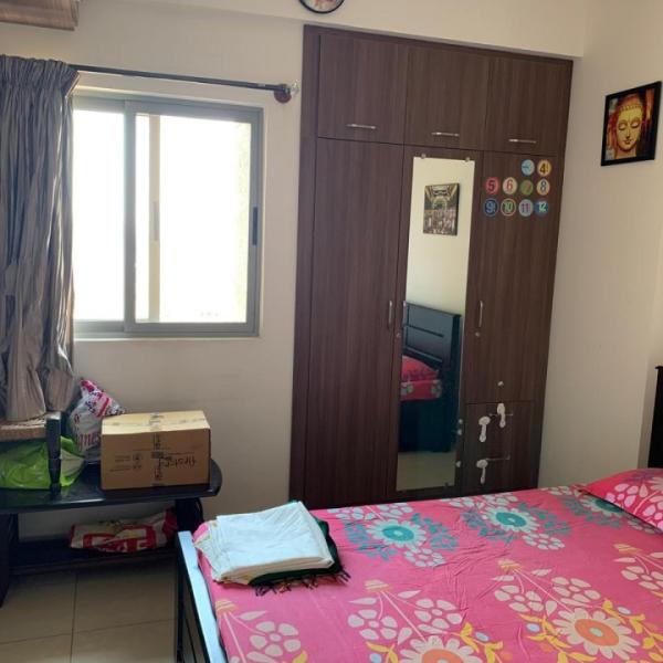  spacious 2 bhk flat for sale in goyal footprints, hegde nagar, thanisandra main road.